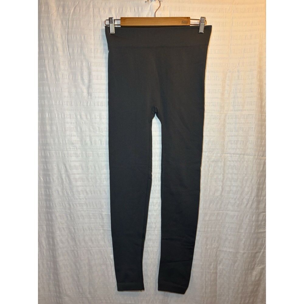 Le Nom Collection Women's One Size Gray Fleece Lined Leggings‎